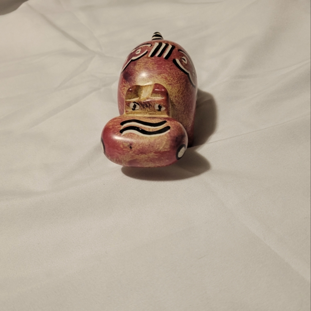 Handcrafted African Stone Hippo
